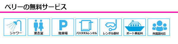 ベリーの無料サービス